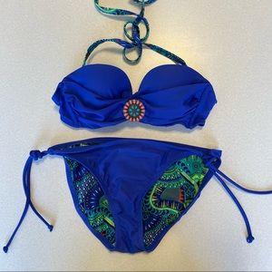 Xhilaration Boho Bikini set Top Small Botton Large
